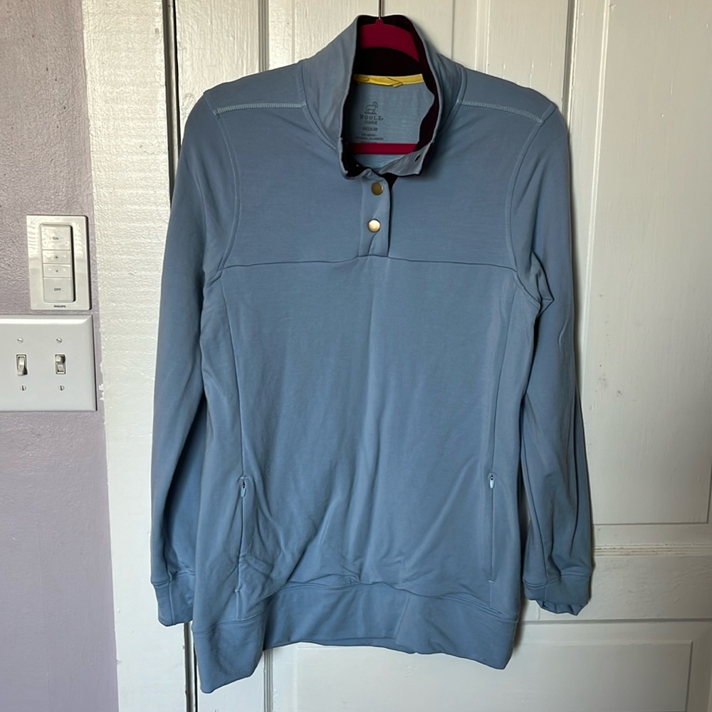 Woolx Charlie 4 button sweatshirt